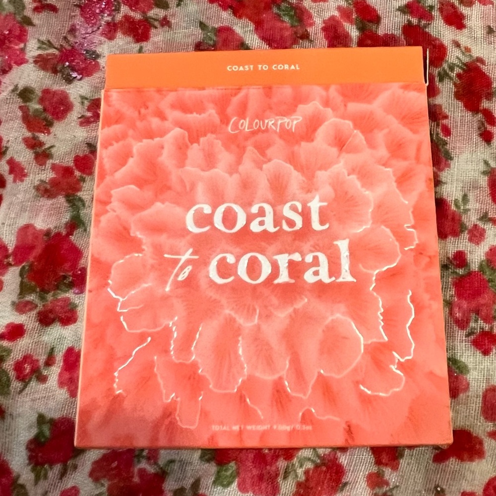 Colourpop Coast to Coral palette